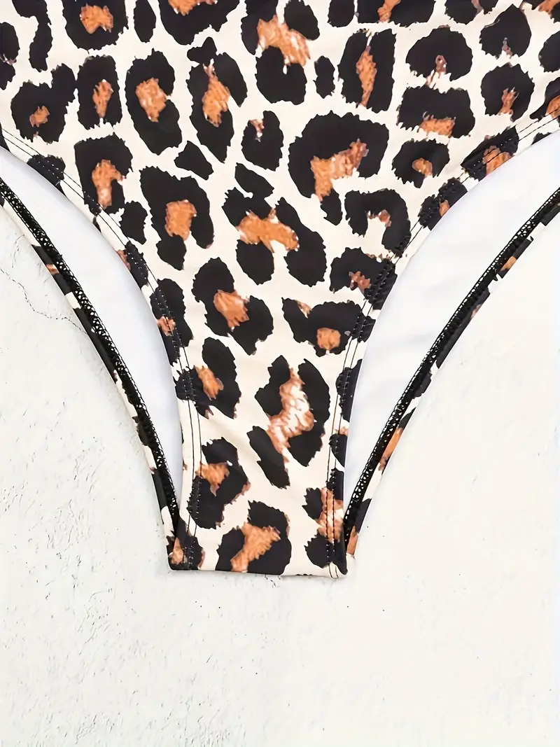 Elixana Leopard Print One Piece