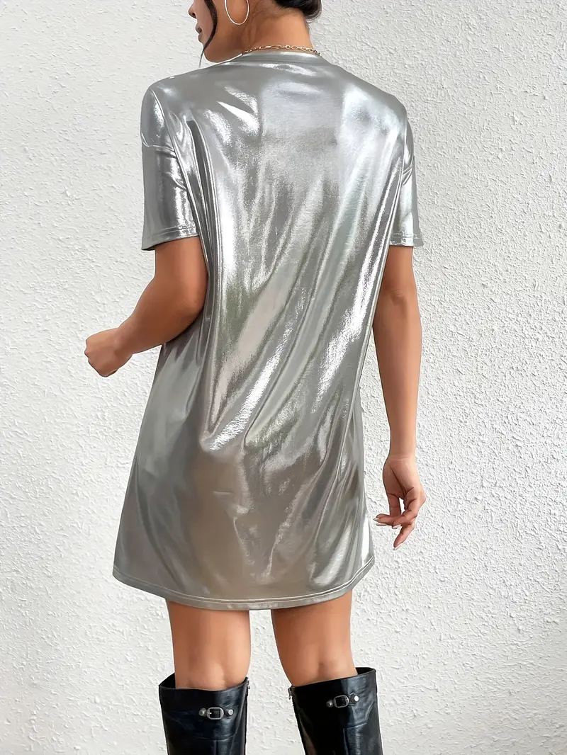 Elixana Metallic Summer Tee