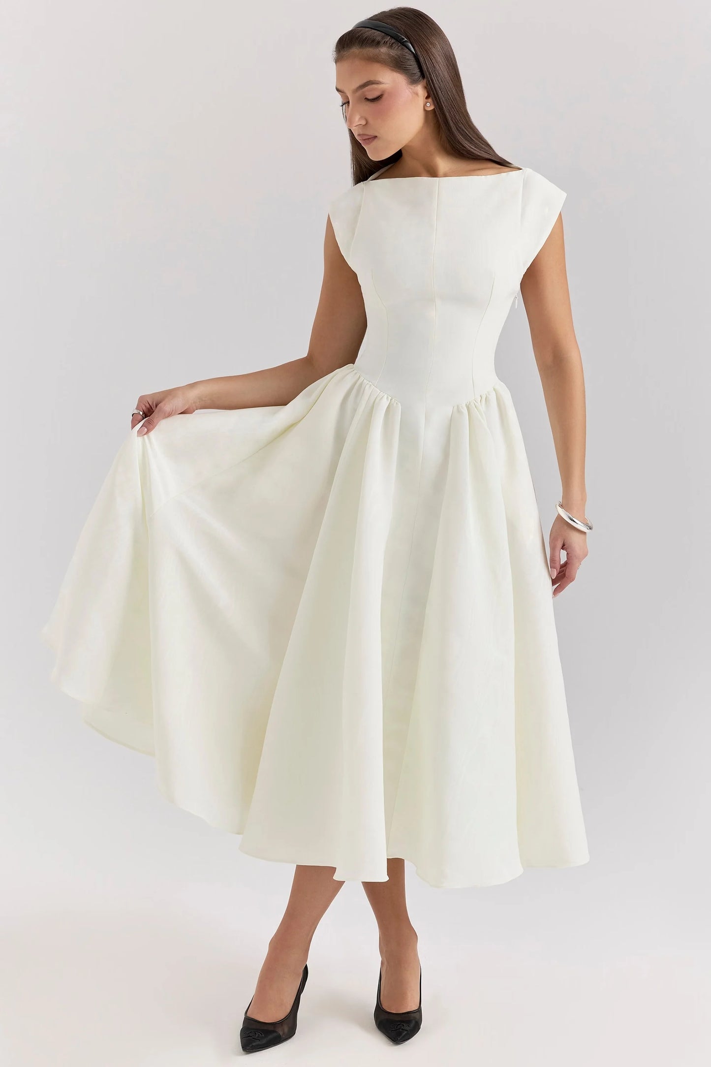 Elixana Short Sleeve Spring Dress