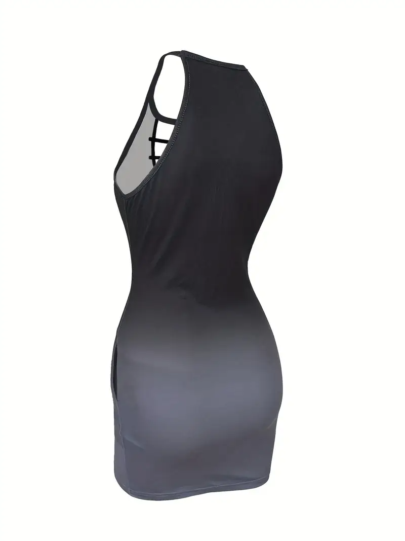 Elixana Off Shoulder Gradient Dress