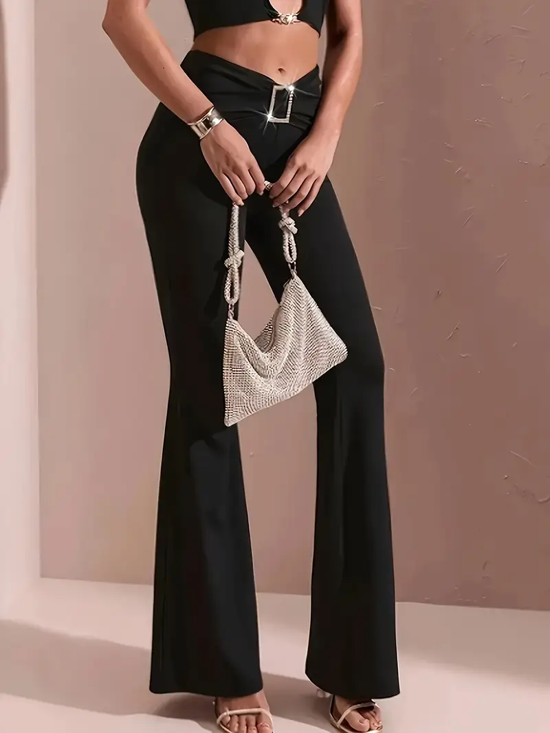 Elixana Sleek Flared Pants