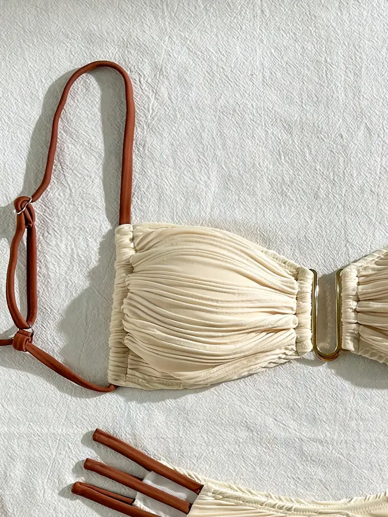 Elixana Sand Textured Bikini Set