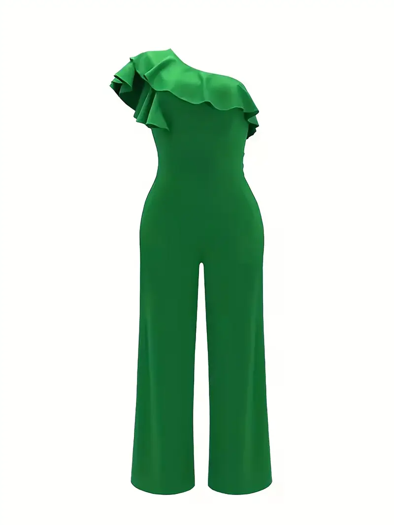 Elixana Elegant Green Dress