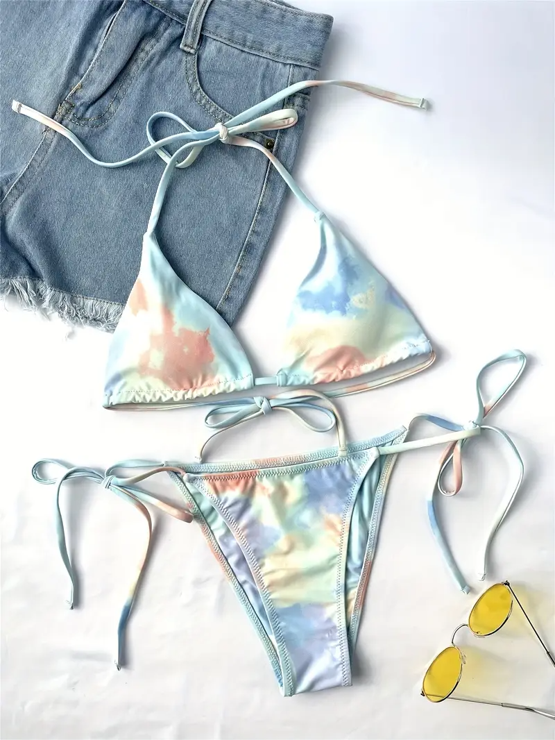 Elixana Tie Die Bikini Set
