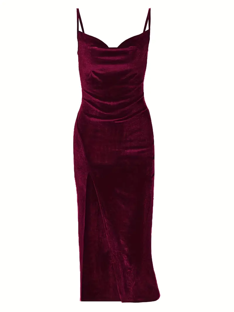 Elixana Split Thigh Dress