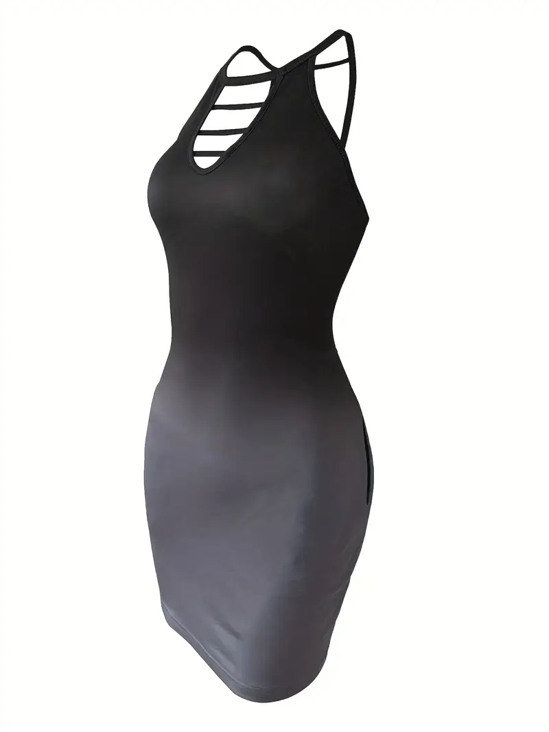 Elixana Off Shoulder Gradient Dress