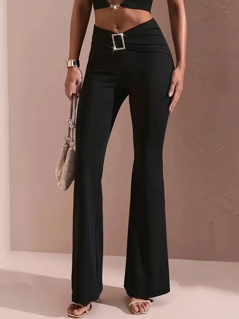 Elixana Sleek Flared Pants