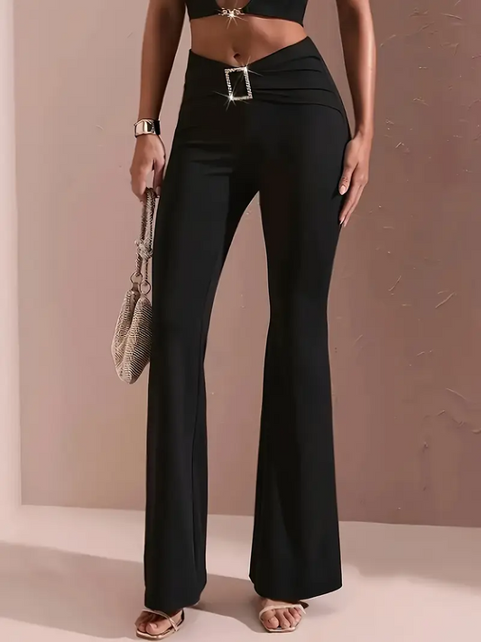 Elixana Sleek Flared Pants