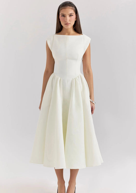 Elixana Short Sleeve Spring Dress