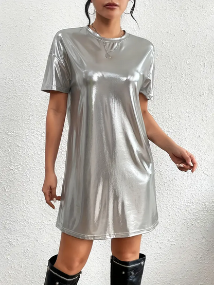 Elixana Metallic Summer Tee