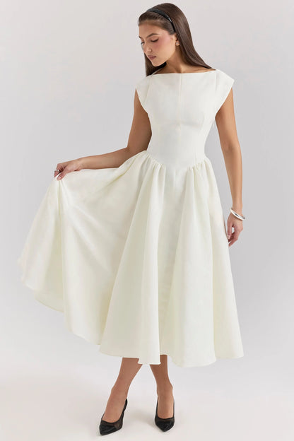 Elixana Short Sleeve Spring Dress