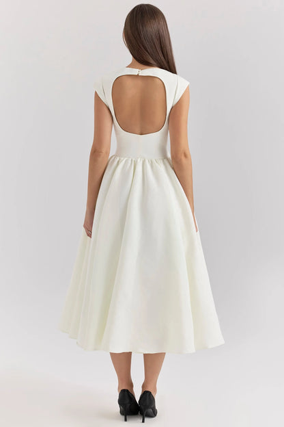 Elixana Short Sleeve Spring Dress