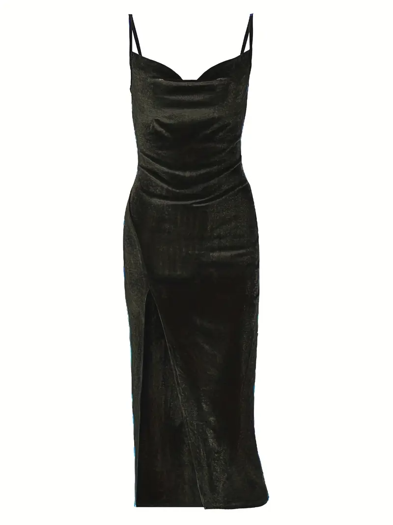 Elixana Split Thigh Dress