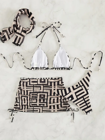 Elixana Zebra Four Piece Set