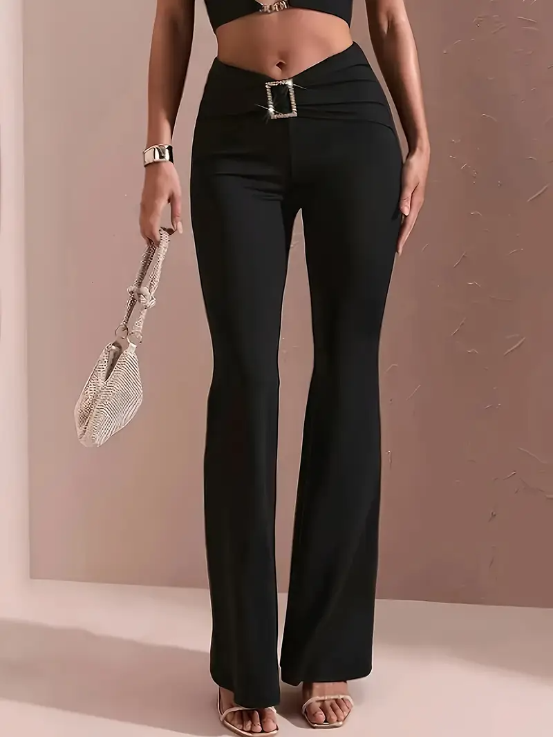 Elixana Sleek Flared Pants