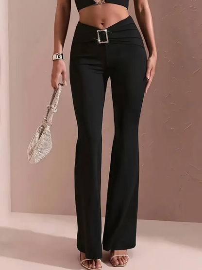 Elixana Sleek Flared Pants